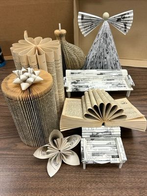 Upcycled Book Art
